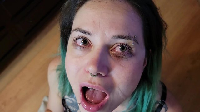 I swallow cum after a blowjob